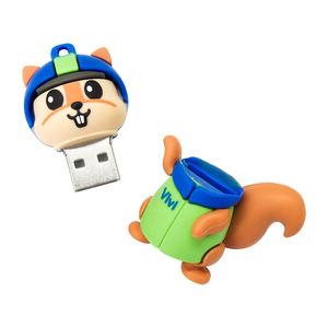 Clés USB 2.0 3.0 Animaux Écureuil Renard Saped Pendrive 1 Go 2 Go 4 Go 8 Go 16 Go 32 Go 64 Go 128 Go Clé USB avec logo - Product Image 2