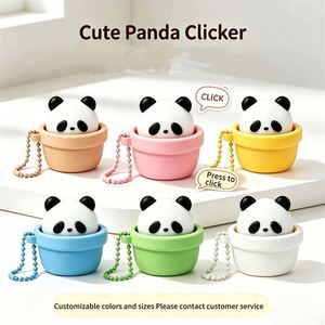 Best-seller transfrontalier : Porte-clés mignon en forme d'animal, design créatif de plante en pot, jouet clicker pour la décompression pratique - Product Image 2