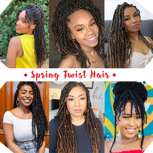 Vente flash : Tresses <span class=keywords><strong>afro</strong></span> twist, coiffures courtes de 10 pouces, tresses kinky twist, extensions de <span class=keywords><strong>cheveux</strong></span> en fibre haute température, teintes, tresses à trame unique - Product Image 5