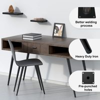 Vielseitig Einsetzbare Metall-Möbelbeine Gold Schwarz Sofa-Metallbeine für Tische Metall-Möbelbeine 4er-Set Schwarz