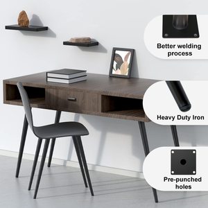 Pieds de meubles en métal largement utilisés, pieds de canapé en métal dorés et noirs <span class=keywords><strong>pour</strong></span> tables, ensemble de 4 pieds de meubles en métal noirs - Product Image 5