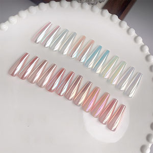 Colección de esmaltes de uñas AILANUO serie Moonlight Powder de 6 colores, 15 ml, removedor de esmalte sin TPO ni Hema, OEM ODM - Product Image 2