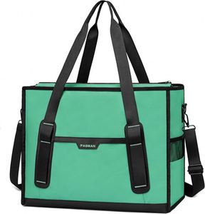 Sac de voyage/week-end en toile cirée et cuir pour homme, personnalisé, durable et élégant (YCTR) - Product Image 1