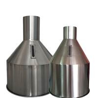Trémie de stockage: trémie en acier inoxydable 304, cylindre liquide de pâte, accessoires de machine de remplissage, seau matériel de goutte