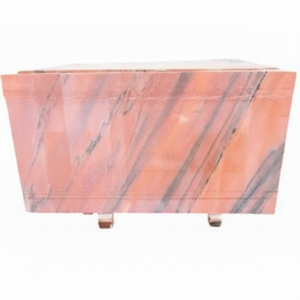 Bloque de Mármol Rosa de Primera Calidad para Losas, Azulejos, Encimeras, Pisos, Cocina, Baño, Interior, Exterior, Piedra Natural - Product Image 1
