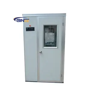 Ginee Medical Cleanroom Single Person Single Blow Stainless Steel Air Shower with Automatic Control Operation