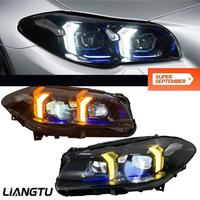 Phare avant LED complet LT High Bright Snake Eye DRL 12V Neuf pour Série 5 F10 2011-2013 6000 lm 6000K