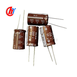 ตัวเก็บประจุด้วยไฟฟ้า Elna 33uF 350V เส้นผ่านศูนย์กลาง16*26มม. RJ3อุณหภูมิ105ตัวเก็บประจุ33uF 350V - Product Image 1