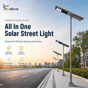 Windbeständige All-in-One Solar-Straßenleuchte für Hauptstraßen in Städten - Product Image 2