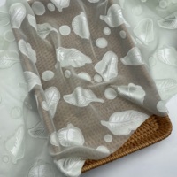 Tissu en Chiffon Jacquard Léger 100% Polyester Anti-Plis pour Robes de Mariée Femme - Vente en Gros
