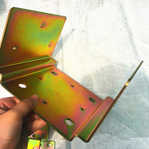 Sắt tam giác đồ nội thất nối Bracket kẽm mạ cấu trúc Treo Nhôm góc - Product Image 4