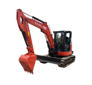 Mini excavadora sobre orugas usada KX165 KX163 5Ton 6Ton Stock Shanghai Original Japón Core Motor Bomba Motor Buen Estado - Product Image 1