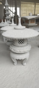 Sculpture en granit naturel personnalisée, <span class=keywords><strong>surface</strong></span> polie et affinée pour hôtel, jardin extérieur chinois ou japonais - Product Image 6