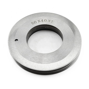 ใบมีดกลมอุตสาหกรรมขนาด 80x40x1 มม. สำหรับตัดหนัง - Product Image 3