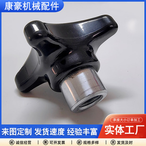 Cross Handle Bakelite Cabinet Knob M5 M6 M8 M10 M12 Industrial Geometric Design Durable Furniture Hardware - Product Image 4