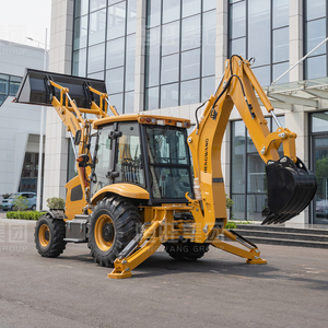 Livraison gratuite, mini-tracteur 4x4 HW388 compact avec déplacement latéral hydraulique, pelle rétrocaveuse à vendre en Jamaïque, prix bas - Product Image 3