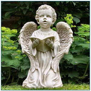 Marmo bianco naturale Kid <span class=keywords><strong>angelo</strong></span> con <span class=keywords><strong>ali</strong></span> scultura a grandezza naturale <span class=keywords><strong>pietra</strong></span> scolpita a mano per la casa giardino all'aperto o la decorazione della Villa - Product Image 3