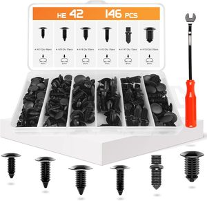 QGZ129 QEEPEI Neues Sortiment an Auto-Kunststoffbefestigungen, Ersatz-Drucknieten-Kit, Universelle Passform - Product Image 1