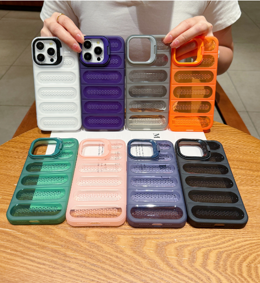 Breathable Color Ful Cover Telefoni Puffer Jacket with Stand for iphone 13 14 15 Puffer Case