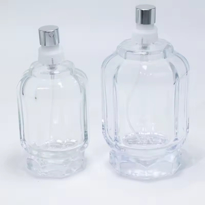 Botella de Perfume Árabe de Lujo Vacía con Tapa de Corona Irregular, 50ml 100ml, Transparente, con Cierre a Presión, con Caja, Estilo Dubái, Oriente Medio - Product Image 3