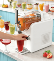Máquina para Hacer Granizados Automática de 5L, 220V/110V, para Uso Doméstico y Comercial, con Tanque Giratorio