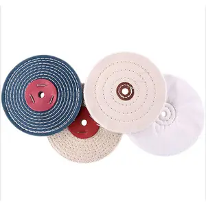 Sisal Baumwoll-Polierrad professionell gefertigt Dicke Sisal-Baumwollscheibe für Metalloberflächenbehandlung und -polierung