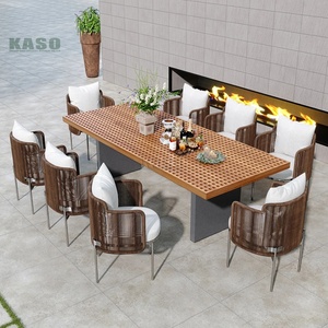 Ensemble <span class=keywords><strong>de</strong></span> <span class=keywords><strong>salon</strong></span> <span class=keywords><strong>de</strong></span> <span class=keywords><strong>jardin</strong></span> en rotin et <span class=keywords><strong>aluminium</strong></span>, table à manger en bois, ensemble <span class=keywords><strong>de</strong></span> <span class=keywords><strong>8</strong></span> <span class=keywords><strong>places</strong></span>, <span class=keywords><strong>salon</strong></span>, corde, <span class=keywords><strong>aluminium</strong></span>, salle à manger, patio, <span class=keywords><strong>jardin</strong></span> - Product Image 1