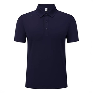 Seamless Uv Protection <b>Sunscreen</b> Short Sleeve Polo Shirt Loose Thin Nylon Summer Corporate Workwear - Product Image 3
