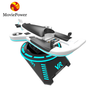 Yeni 9D VR çekim 360 720 derece dönen VR uçuş simülatörü hareket platformu hız treni uçuş simülatörü 9D VR sandalye - Product Image 3