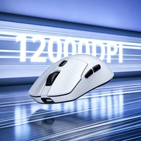 OEM ODM Lightweight Tri-Mode Gaming Mouse 12000 DPI RGB Custom Esports Mouse with Charging Base Stock Lightweight Gaming Mouse