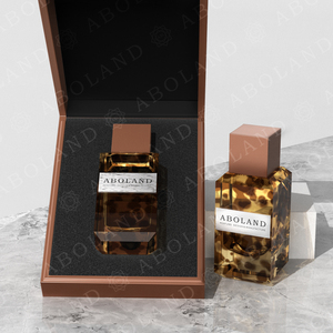 100ml Luxury High-End Perfume Glass Bottle Sprayer Ice crack <b>Empty</b> Customizable Caps Custom Logo Premium Packaging with <b>box</b> - Product Image 5
