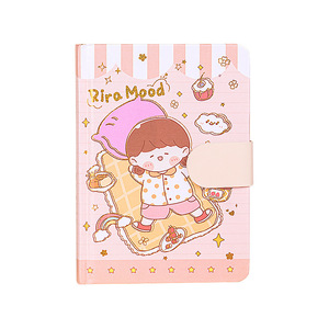 Pages de couleur à fort pouvoir chromatique, estampage à chaud, carnet de notes pour étudiants, carnet de notes mignon de dessin animé, carnet de notes créatif de dessin animé A5 - Product Image 5