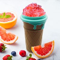 Nouveau 2024 Gobelet en silicone pour slush, modèle amélioré 500 ml, Gobelet magique pour boissons glacées, grande capacité, Gobelet de refroidissement, Mug à congeler