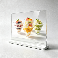 Écran numérique transparent OLED 2K 55 pouces OEM, 43% d'éclairage, 178° de vision, tactile interactif, affichage commercial CMS, affiche numérique auto-émettrice