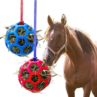 Horse Treat Ball Stable Hanging Hay Feeder Toy Balls Polo Eco-friendly Stretchable TPR Ball Automatic Horse Feeder