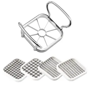 1pc Stainless Steel Wavy Potato Cutter For French Fries, Wavy Cuts &  Decorative Designs