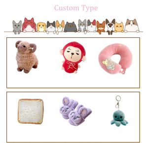 Quantité minimale de commande bas personnalisé unisexe peluche 3D dessin animé en peluche pantoufles d'intérieur pour femmes pantoufles en peluche pantoufles - Product Image 6