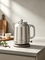 Bouilloire à eau mécanique simple en acier inoxydable, sans fonction numérique, arrêt automatique, bouilloire à ébullition rapide pour la cuisine à domicile, usage quotidien