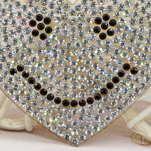 Patch adhésif de luxe à fixer à chaud personnalisé, feuille de décoration adhésive squelette, presse à chaud, fer Bling sur transfert de strass - Product Image 3