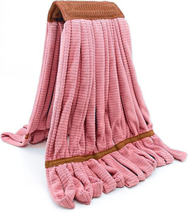 industrieller, kommerzieller, häuslicher Faserrohrmoppkopf mit Ringende als Ersatz für einen Moppkopf.Reinigungsmop - Product Image 2