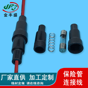 JFS SM2.54 Terminal Wire 2-Core Pure Copper Lug Terminals Battery Connection Wire Custom Length - Product Image 3