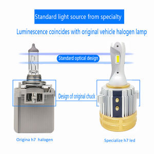 Bombilla LED H7 para Faros Delanteros de Coche, Golf Mk6 Mk7, Sin Errores, 80W, 6000K, Súper Brillante, para VW Golf 6 7 - Product Image 5