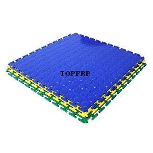 Different Pattern 500mm X 500mm Interlocking <b>PVC</b> Floor Tiles - Product Image 4