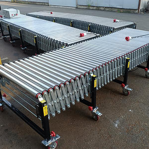 نظام ناقل صناعي بعرض 500 مم مع حزام بولي-في مخصص وناقل بكرات من الفولاذ المقاوم للصدأ للفرز - Product Image 2