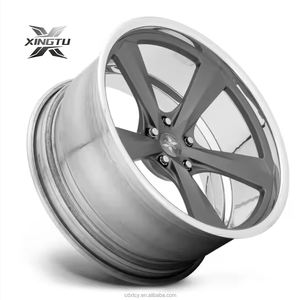 XINGTU 5X130 5x120 6x139.7 jantes forgées en alliage d'aluminium chromé à plat profond pour Benz Jeep 15-26 pouces nouvel état 35mm <span class=keywords><strong>Et</strong></span> - Product Image 2