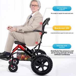 Foldable Wheelchair Mobility Scooter Portable Shopping Basket for Elderly Seniors German-Made Handicapped Scooter - Product Image 5