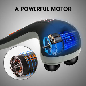 Martillo de masaje corporal de mano, masajeador vibratorio de doble cabeza para aliviar el dolor, relajación muscular y terapia de tejido profundo - Product Image 5