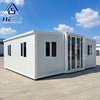 Vente directe de maisons préfabriquées pliables de 20 pieds et 40 pieds, extensibles, vente de maisons préfabriquées, 2, 4, 5 chambres, Casas Prefabricadas