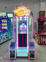 Machine d'arcade à monnayeur pour enfants, jeu de capture de balles, Château Arc-en-ciel, pour centres de divertissement (FEC)