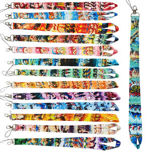 Lanyard Anime poliester dengan Logo kustom layar promosi kustom cetak tali leher cetak Logo kustom sublimasi - Product Image 2